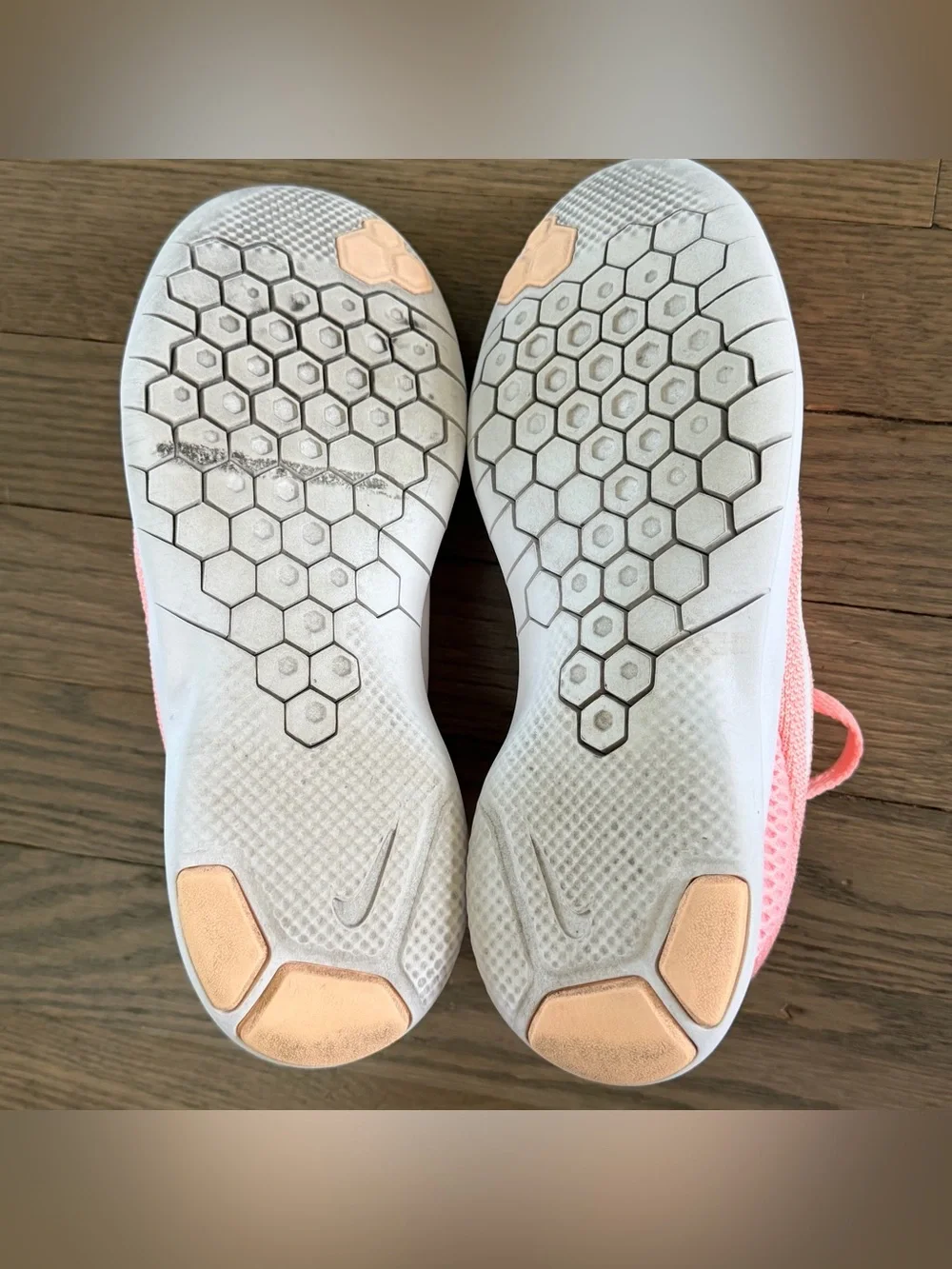 Nike Women's Pink Coral Flex Experience RN Sneakers - Size 7